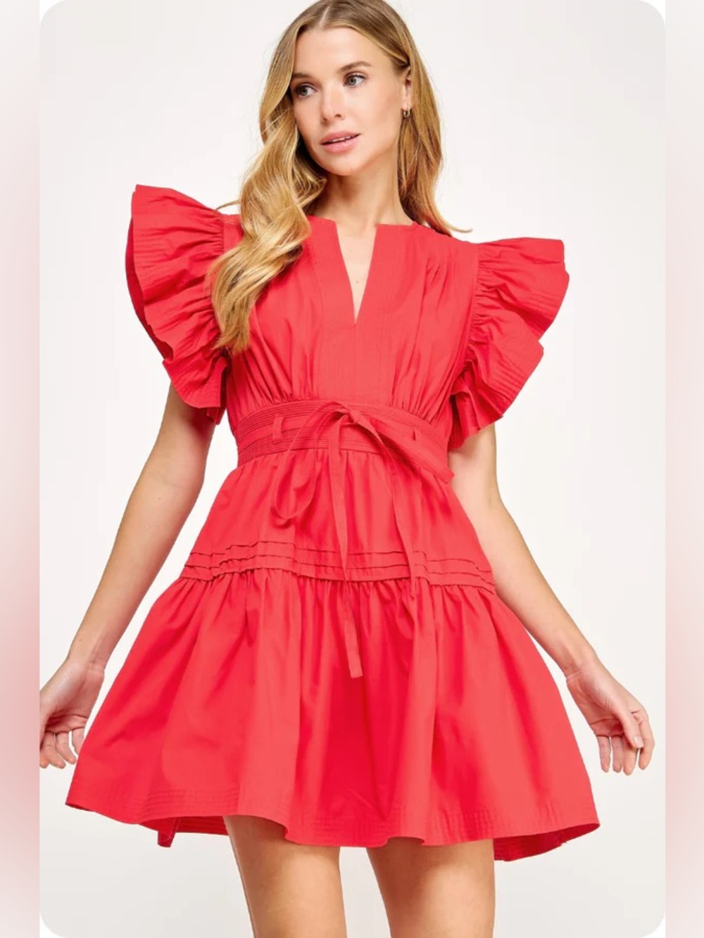 NWT Strut & Bolt Flutter Sleeve Mini Dress